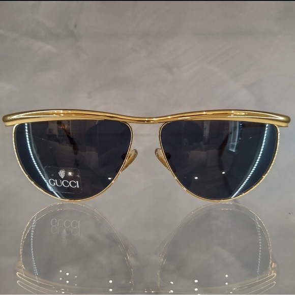 Gucci Accessories - Vintage Gucci Gold Sunglasses